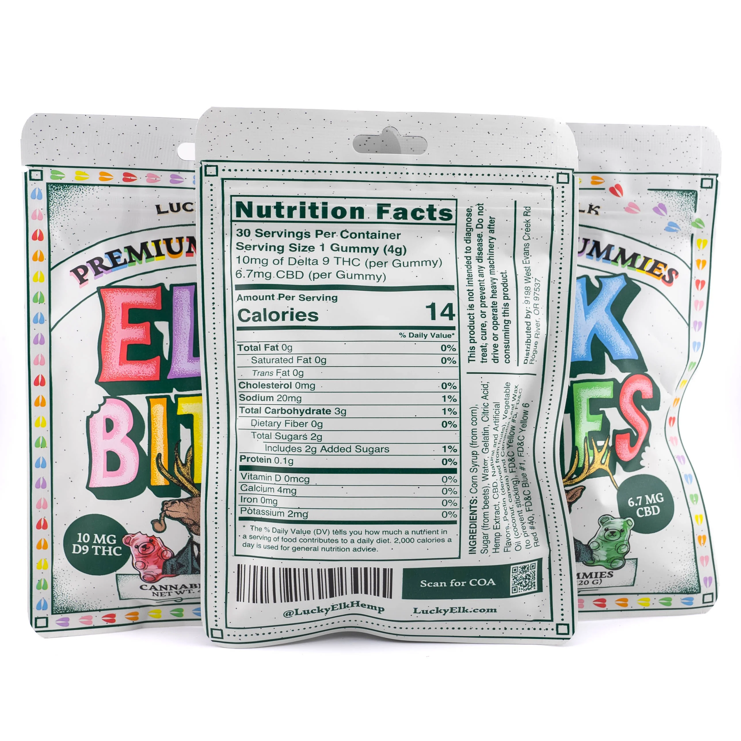 Delta 9 Gummies · Elk Bites (10mg) - Image 2